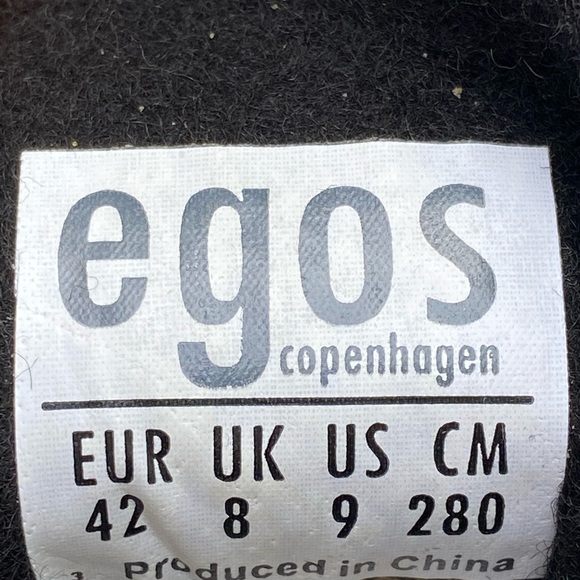 Egos Copenhagen Washable Merino Wool Lightweight Sneaker Unisex Men’s 9/9.5 - Picture 7 of 7
